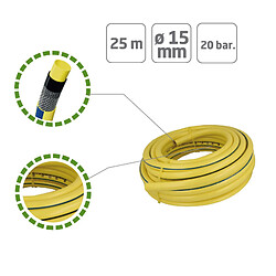 Acheter AMIG | Tuyau tricoté 2084 | Ø15 mm x 25 m | PVC | Jaune