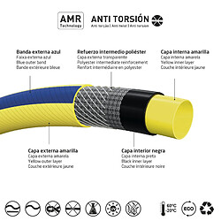 Acheter AMIG | Tuyau tricoté 2084 | Ø19 mm x 25 m | PVC | Jaune