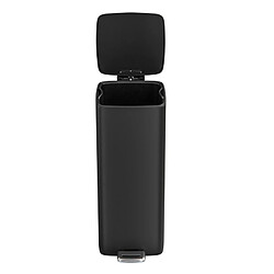 AMIG | Poubelle à pédale ARTVIN | 27 x 36 x 65 cm | Acier | Noir mat