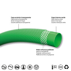 Avis AMIG | Tuyau tressé 2083 | Ø15 mm x 25 m | PVC | Vert