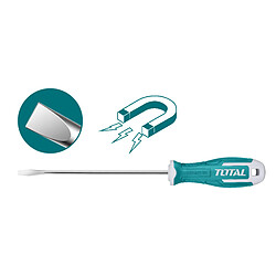 TOTAL | Tournevis plat THT26 | SL8 x 200 mm | Acier
