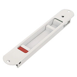 AMIG | Fermeture à encastrer 3800 | 174 x 29 mm | Aluminium | Blanc