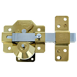 AMIG | Verrou haute sécurité 2PLUS | 90 x 154 mm | Acier | Or