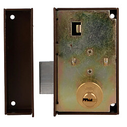 Amig Serrure en applique 5 points - Marron