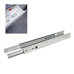 AMIG | Coulisse pour tiroir à bille 26 | 342 x 27 mm | Acier | Galvanisé