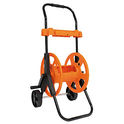 AMIG | Enrouleur tuyau d'arrosage R47 | 1/2'' - 60 m | Polypropylène | Orange-Gris