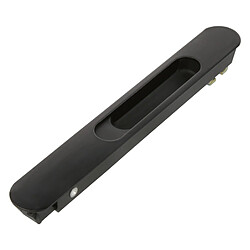 AMIG | Fermeture à encastrer 3700 | 169 x 23 mm | Aluminium | Noir