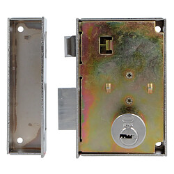 Amig Serrure en applique 5 points - Chromé brillant