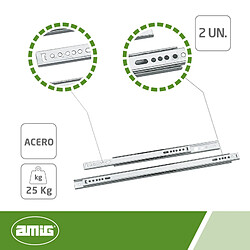 Acheter Amig Coulisse de tiroir à billes - 310 mm