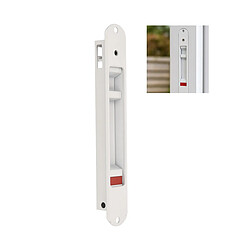 AMIG | Fermeture à encastrer 3800 | 174 x 29 mm | Aluminium | Blanc