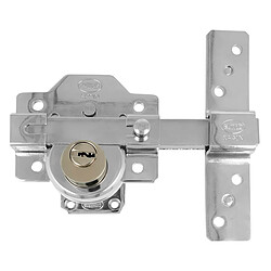 AMIG | Verrou haute sécurité 4PLUS | 90 x 154 mm | Acier | Chromé brillant