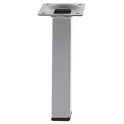 AMIG | Pied de table 3 | 25 x 25 x 400 mm | Acier | Argent