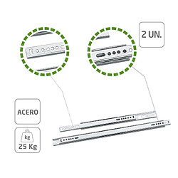 Avis Amig Coulisse de tiroir à billes - 310 mm