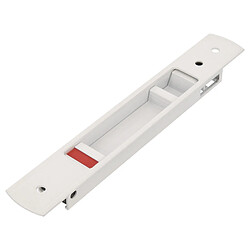 AMIG | Fermeture à encastrer 3850 | 192 x 28 mm | Aluminium | Blanc