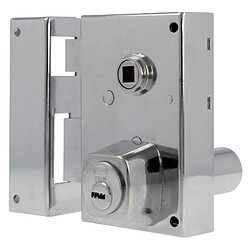 Amig Serrure en applique 3 points - Chromé brillant