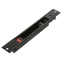 AMIG | Fermeture à encastrer 3600 | 174 x 23 mm | Aluminium | Noir