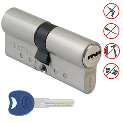 Amig Cylindre de serrure double entrée - Chrome mat