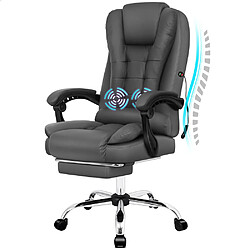ALFORDSON Massage Chaise de Bureau Gaming Executive Siège Cuir Ordinateur Racer