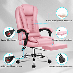 Acheter ALFORDSON Massage Chaise de Bureau Gaming Executive Siège Cuir Ordinateur Racer