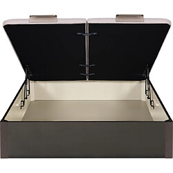 Avis Sommier Lit Coffre Epeda Aurore - Wengé 160x200 - Double Plateau