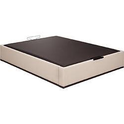 Sommier Lit Coffre Epeda Élite - Chenillé Lin 140x190