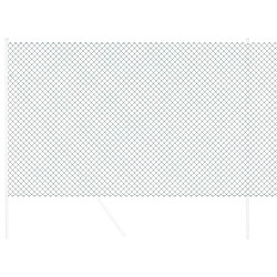 Avis vidaXL Clôture en treillis métallique Vert 25 x 1,6 m Acier