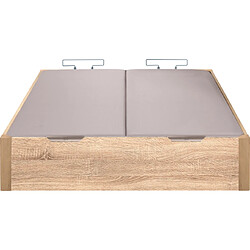 Avis Sommier Lit Coffre Epeda Aurore - Chêne 160x200 - Double Plateau