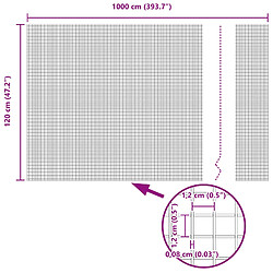 vidaXL Clôture en fil soudé Vert pas cher