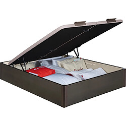 Sommier Lit Coffre Epeda Aurore - Wengé 140x190