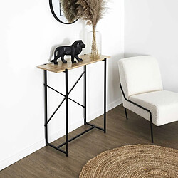 The Home Deco Factory Console en mdf et métal Loka.