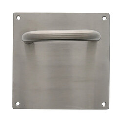 Avis Amig Poignée de porte sur plaque - Inox