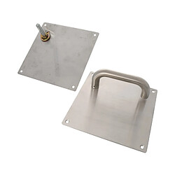 Acheter Amig Poignée de porte sur plaque - Inox