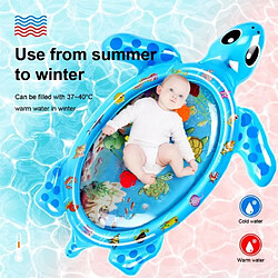 Acheter Tapis d'éveil bébé tortue gonflable - Bleu