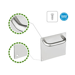 Avis Amig Poignée de tirage de porte - Inox