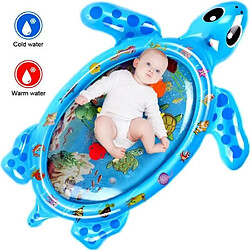 Tapis d'éveil bébé tortue gonflable - Bleu