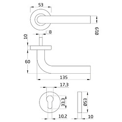 Avis Amig Bouton de porte sur rosace