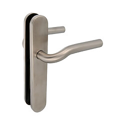 AMIG | Poignées sur plaque 20P | 230 x 40 mm | Acier inoxydable AISI 304 | Mat