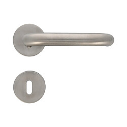 Amig Bouton de porte sur rosace inox pas cher