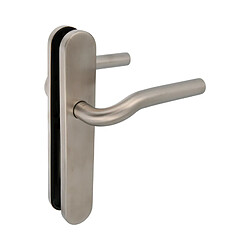 Amig Poignée de porte sur plaque inox pas cher