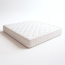The White Stone Nuri Pro | Matelas en mousse à mémoire | Hauteur 20 cm | Orthopédique et Ignifuge | Revêtement Antiallergique et Antibactérien | Dispositif Médical Classe 1 | Fabriqué en Italie | 140 x 190 cm