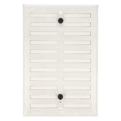 AMIG | Grille d'aération 4 | 170 x 250 mm | Aluminium | Blanc