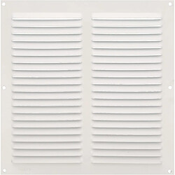 AMIG | Grille d'aération 3 | 250 x 250 mm | Aluminium | Blanc