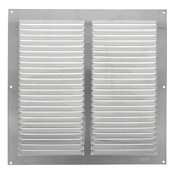 AMIG | Grille d'aération 3 | 300 x 300 mm | Aluminium | Argent