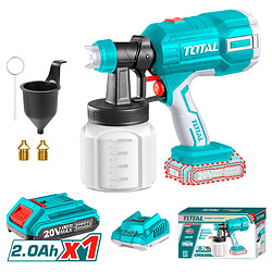Avis TOTAL | Pistolet de peinture à batterie TSGLI20406 | 20 V