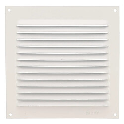 AMIG | Grille d'aération 3 | 150 x 150 mm | Aluminium | Blanc