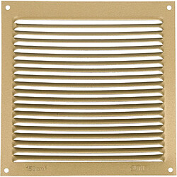 AMIG | Grille d'aération 3 | 170 x 170 mm | Aluminium | Or