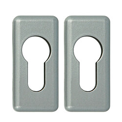 AMIG | Rosace de clé 30AL | 59 x 28 mm | Zamak | Argent