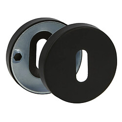 Amig Rosace de clé de porte inox - Noir