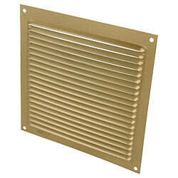 AMIG | Grille d'aération 3 | 170 x 170 mm | Aluminium | Or