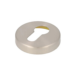 Amig Rosace de clé laiton - Chromé mat